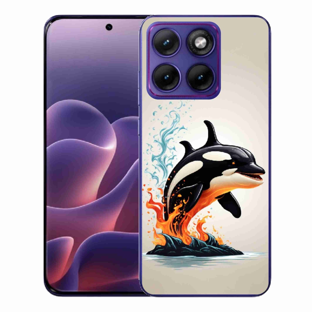 Gélový kryt mmCase na Motorola Edge 70 Fusion - kosatka