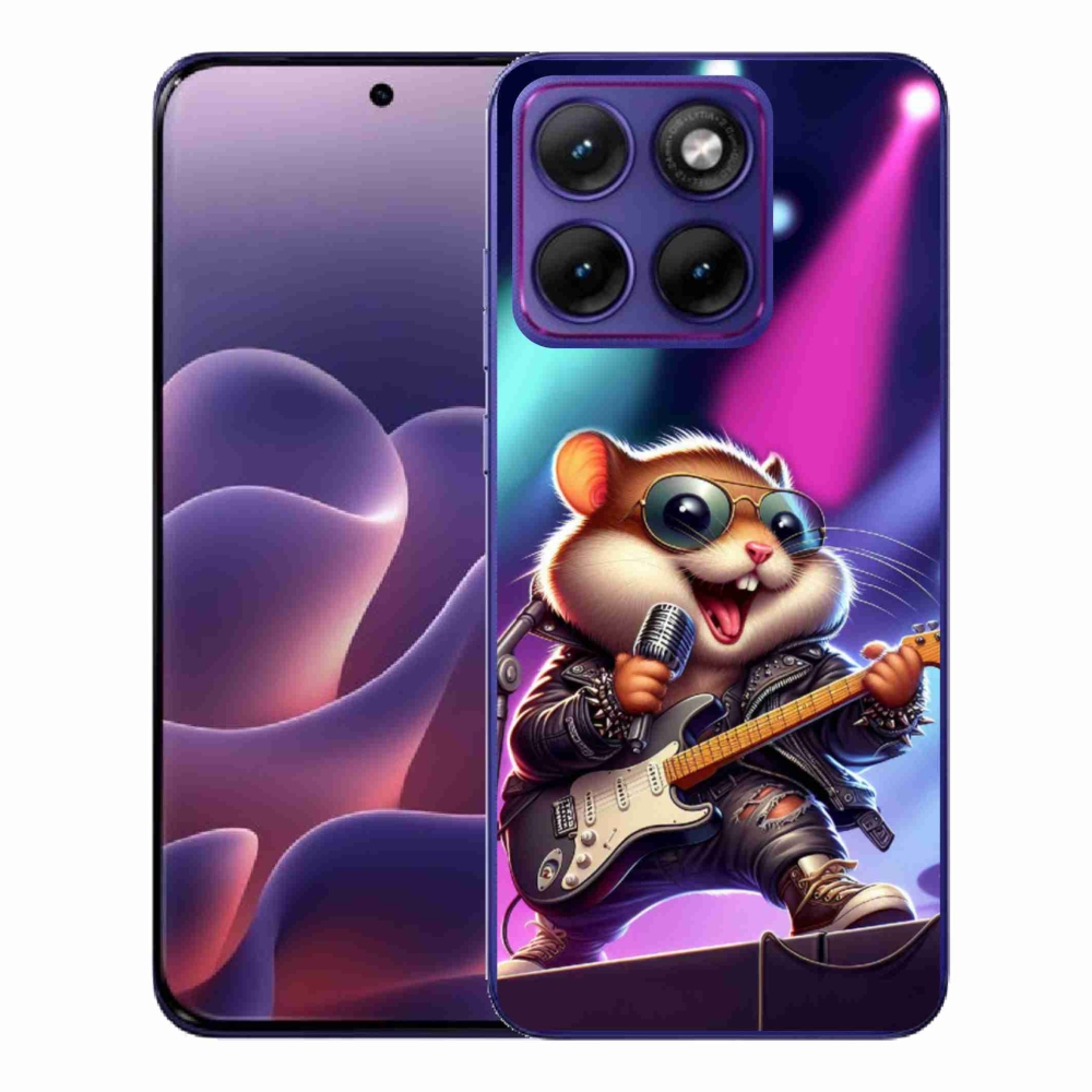 Gélový kryt mmCase na Motorola Edge 70 Fusion - škrečok rocker