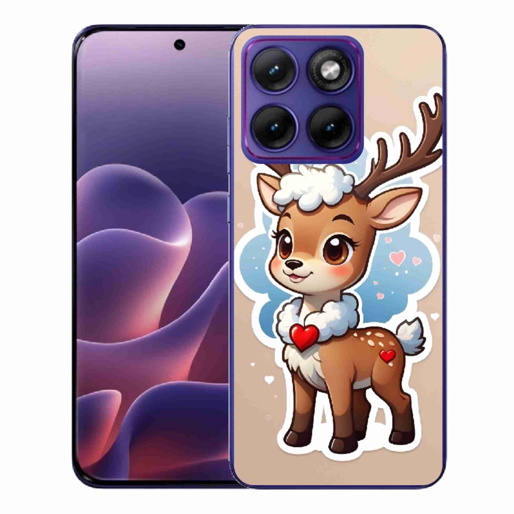 Gélový kryt mmCase na Motorola Edge 70 Fusion - kreslený sob
