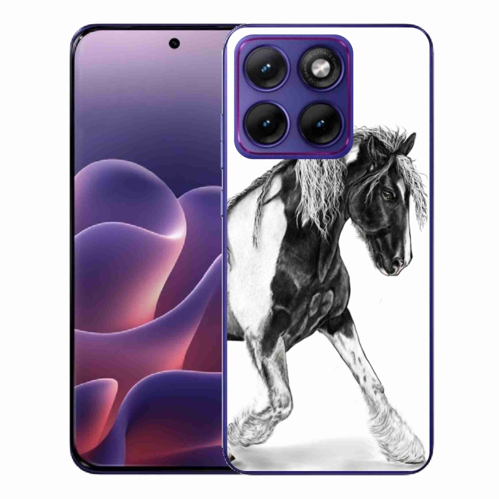 Gélový kryt mmCase na Motorola Edge 70 Fusion - kôň