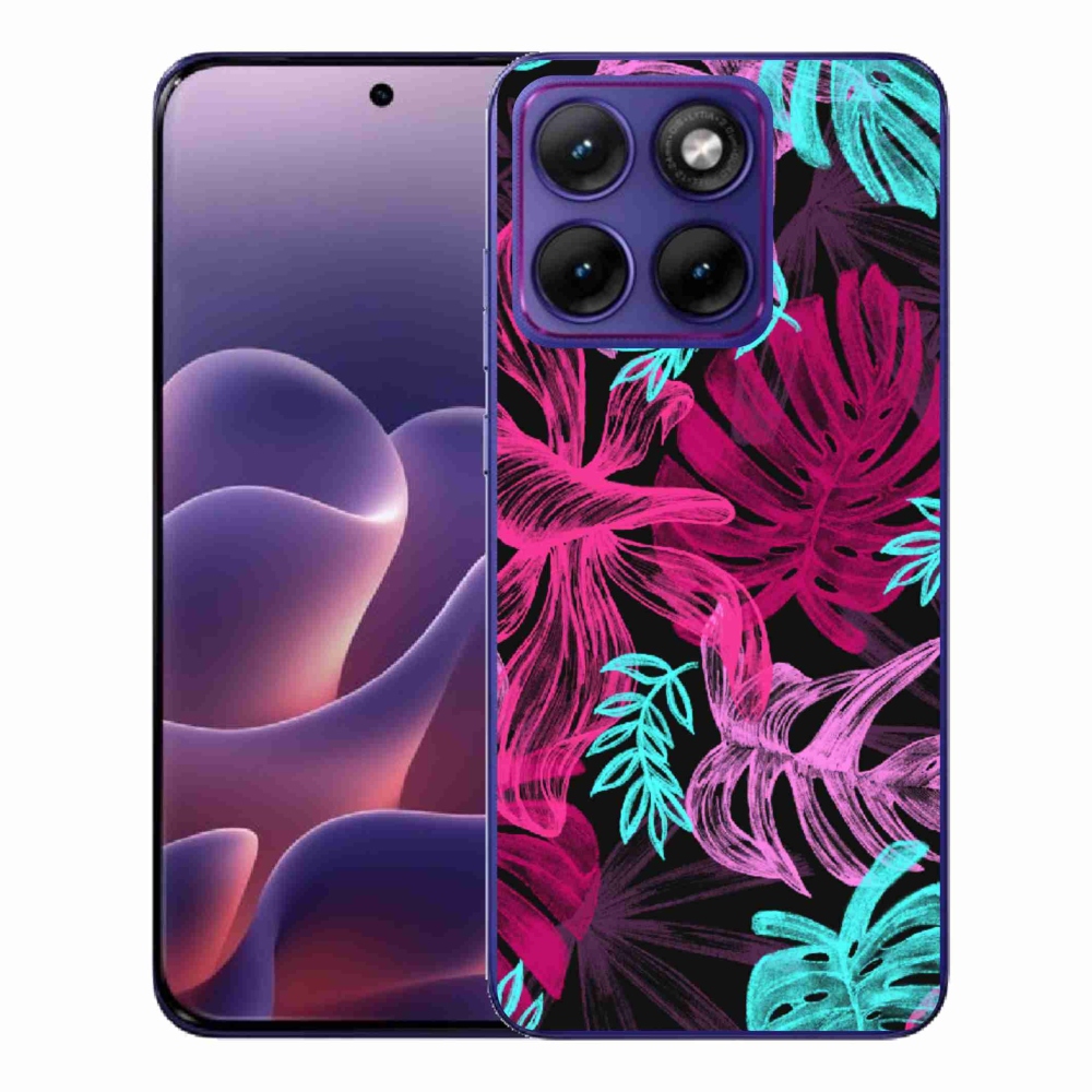 Gélový kryt mmCase na Motorola Edge 70 Fusion - kvety 1