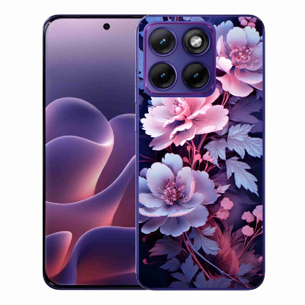Gélový kryt mmCase na Motorola Edge 70 Fusion - kvety 11