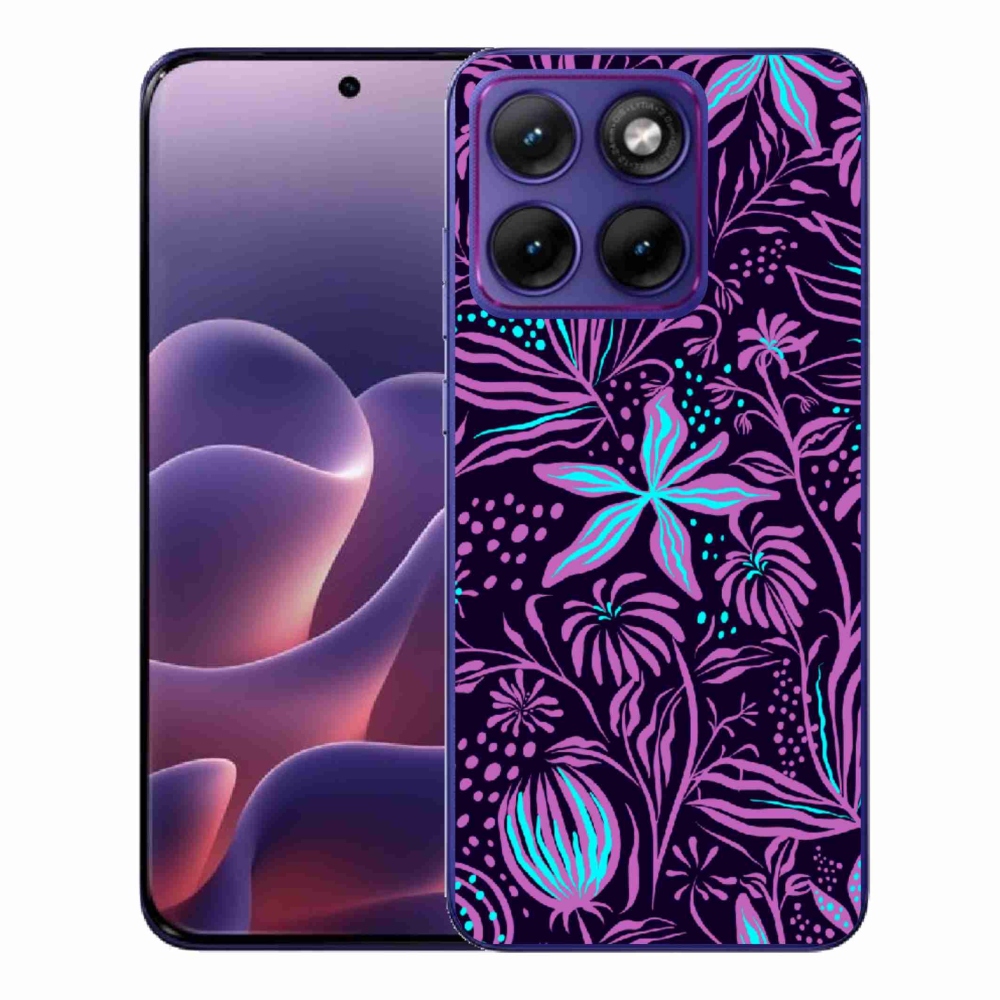 Gélový kryt mmCase na Motorola Edge 70 Fusion - kvety 2