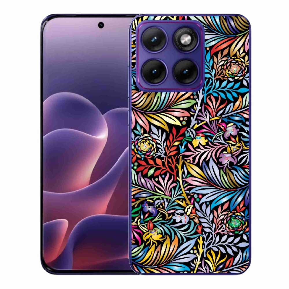 Gélový kryt mmCase na Motorola Edge 70 Fusion - kvety 5