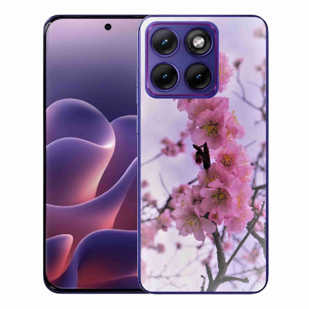 Gélový kryt mmCase na Motorola Edge 70 Fusion - kvety 7
