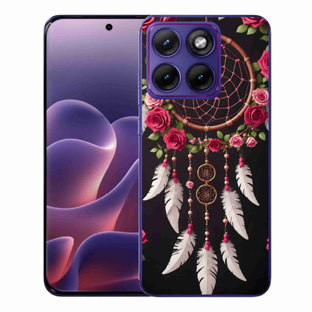 Gélový kryt mmCase na Motorola Edge 70 Fusion - lapač snov s ružami