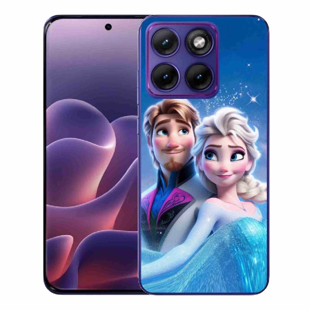 Gélový kryt mmCase na Motorola Edge 70 Fusion - ľadové kráľovstvo 1
