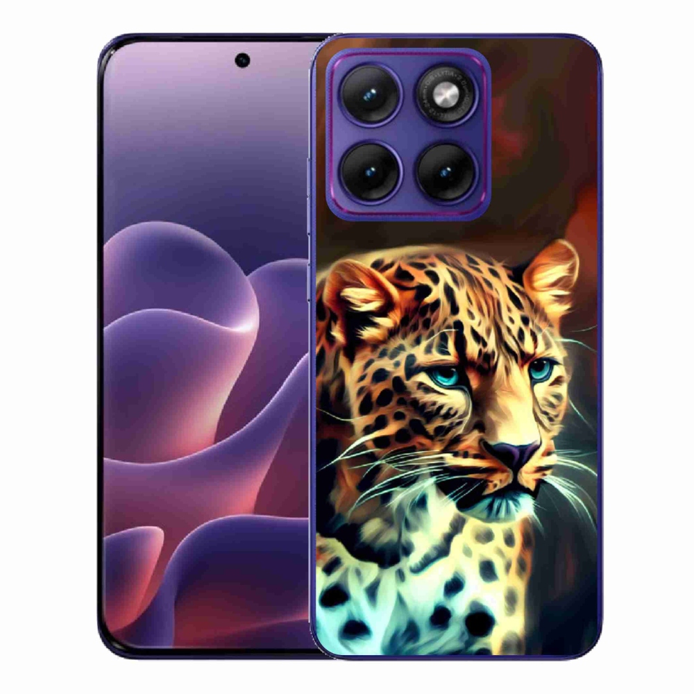 Gélový kryt mmCase na Motorola Edge 70 Fusion - leopard