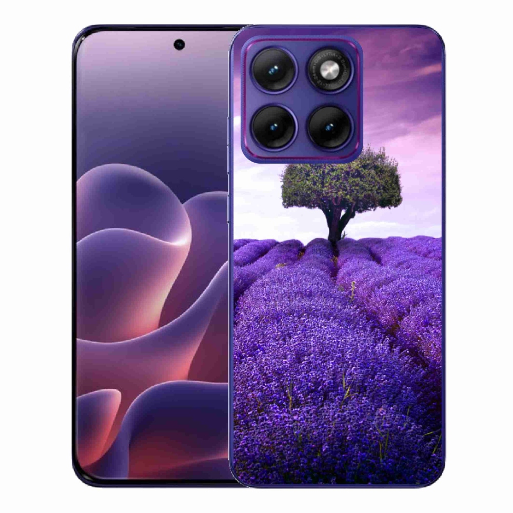 Gélový kryt mmCase na Motorola Edge 70 Fusion - levanduľová lúka