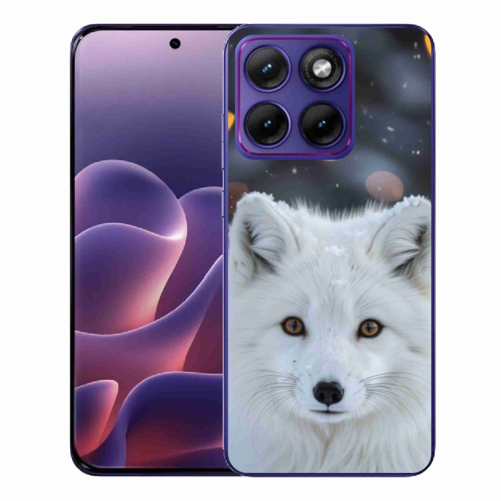 Gélový kryt mmCase na Motorola Edge 70 Fusion - líška polárna