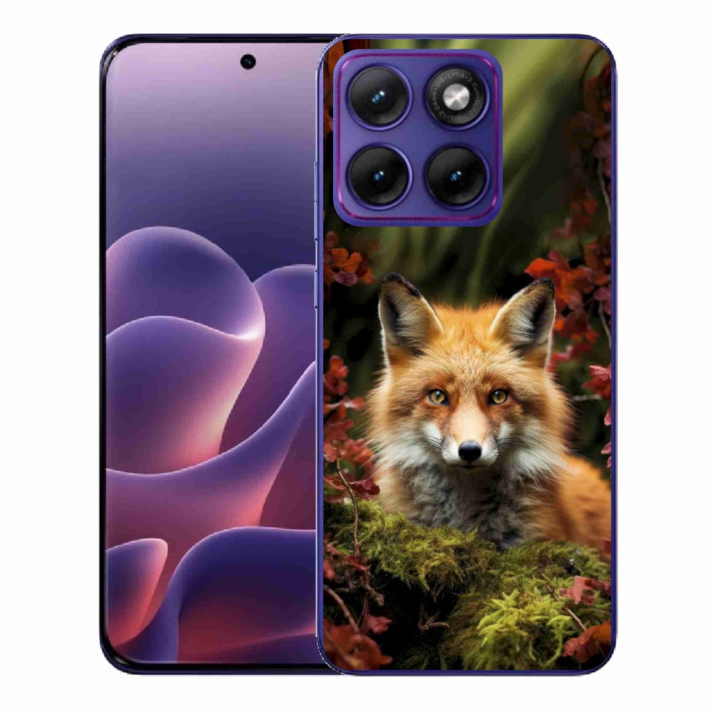 Gélový kryt mmCase na Motorola Edge 70 Fusion - líška v lese