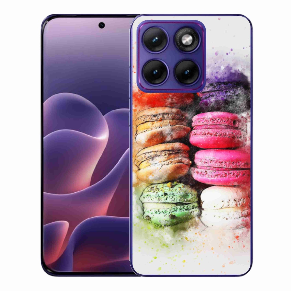 Gélový kryt mmCase na Motorola Edge 70 Fusion - makrónky