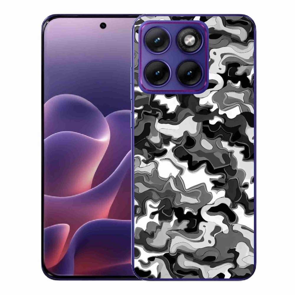 Gélový kryt mmCase na Motorola Edge 70 Fusion - maskáčový vzor 3