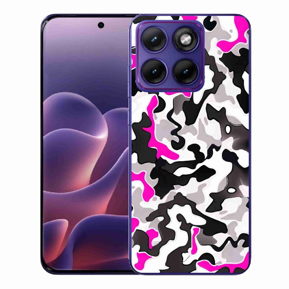 Gélový kryt mmCase na Motorola Edge 70 Fusion - maskáčový vzor 5