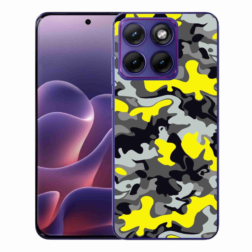 Gélový kryt mmCase na Motorola Edge 70 Fusion - maskáčový vzor 6