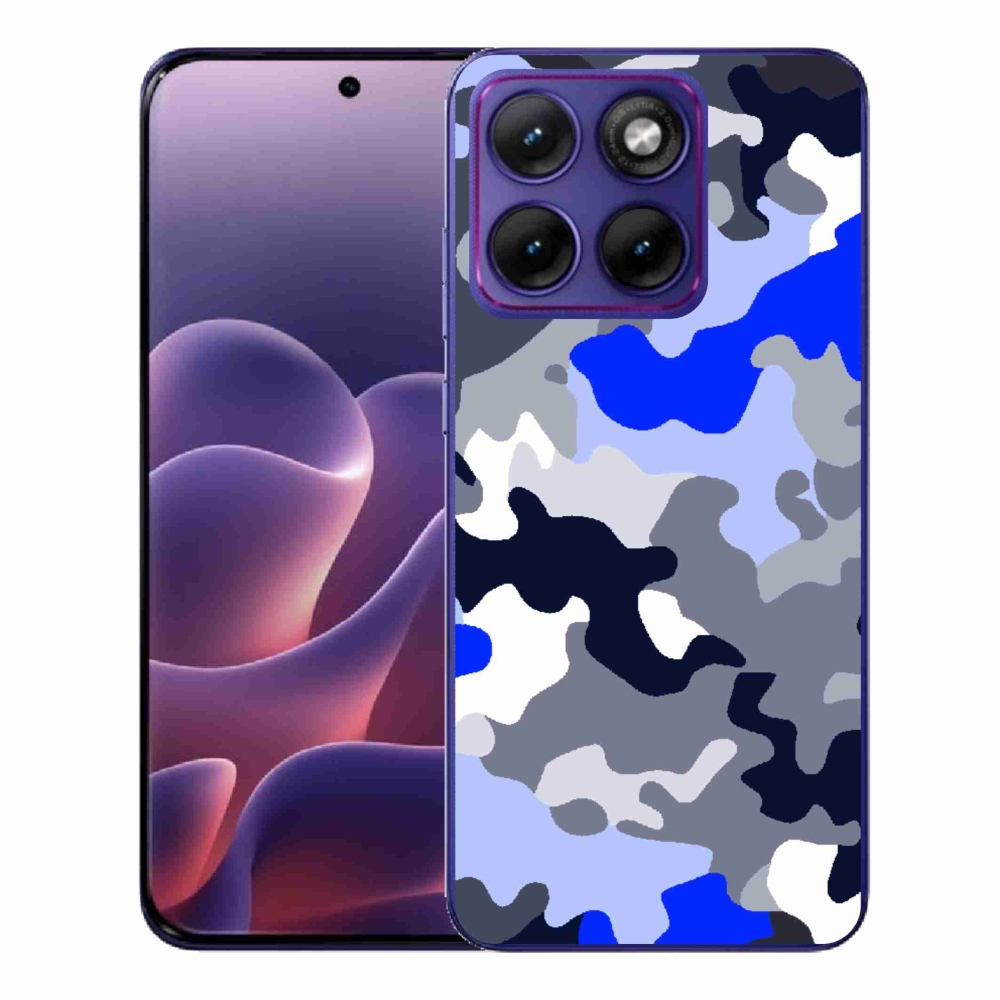 Gélový kryt mmCase na Motorola Edge 70 Fusion - maskáčový vzor 8