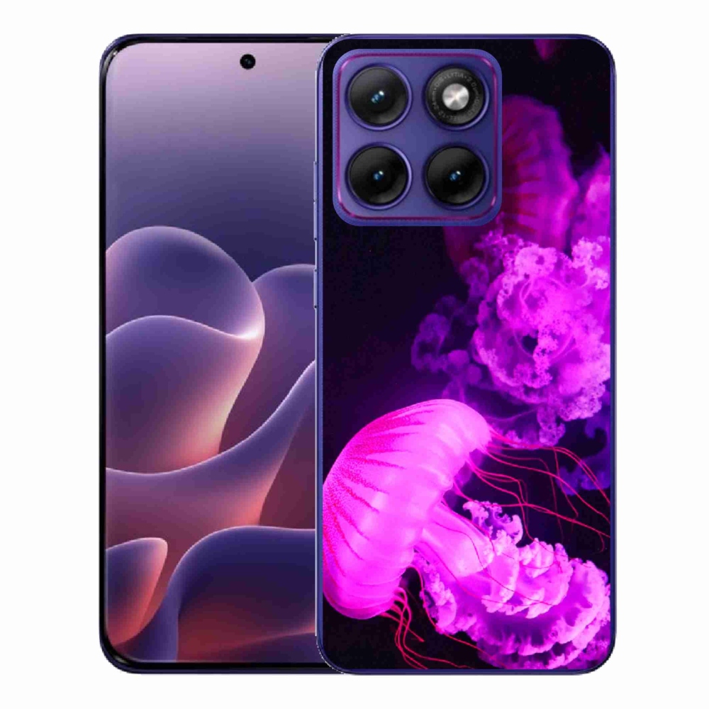 Gélový kryt mmCase na Motorola Edge 70 Fusion - medúza 1