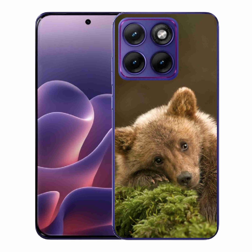Gélový kryt mmCase na Motorola Edge 70 Fusion - medveď