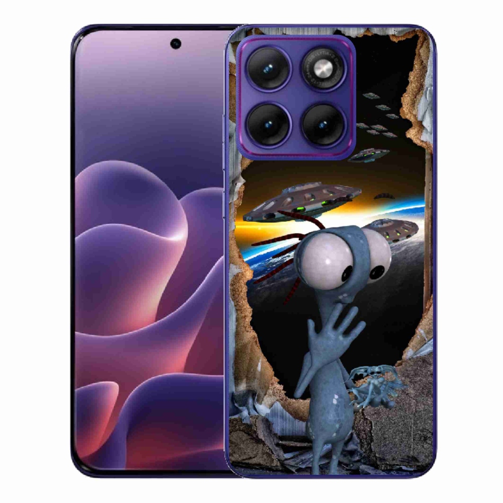 Gélový kryt mmCase na Motorola Edge 70 Fusion - mimozemšťan