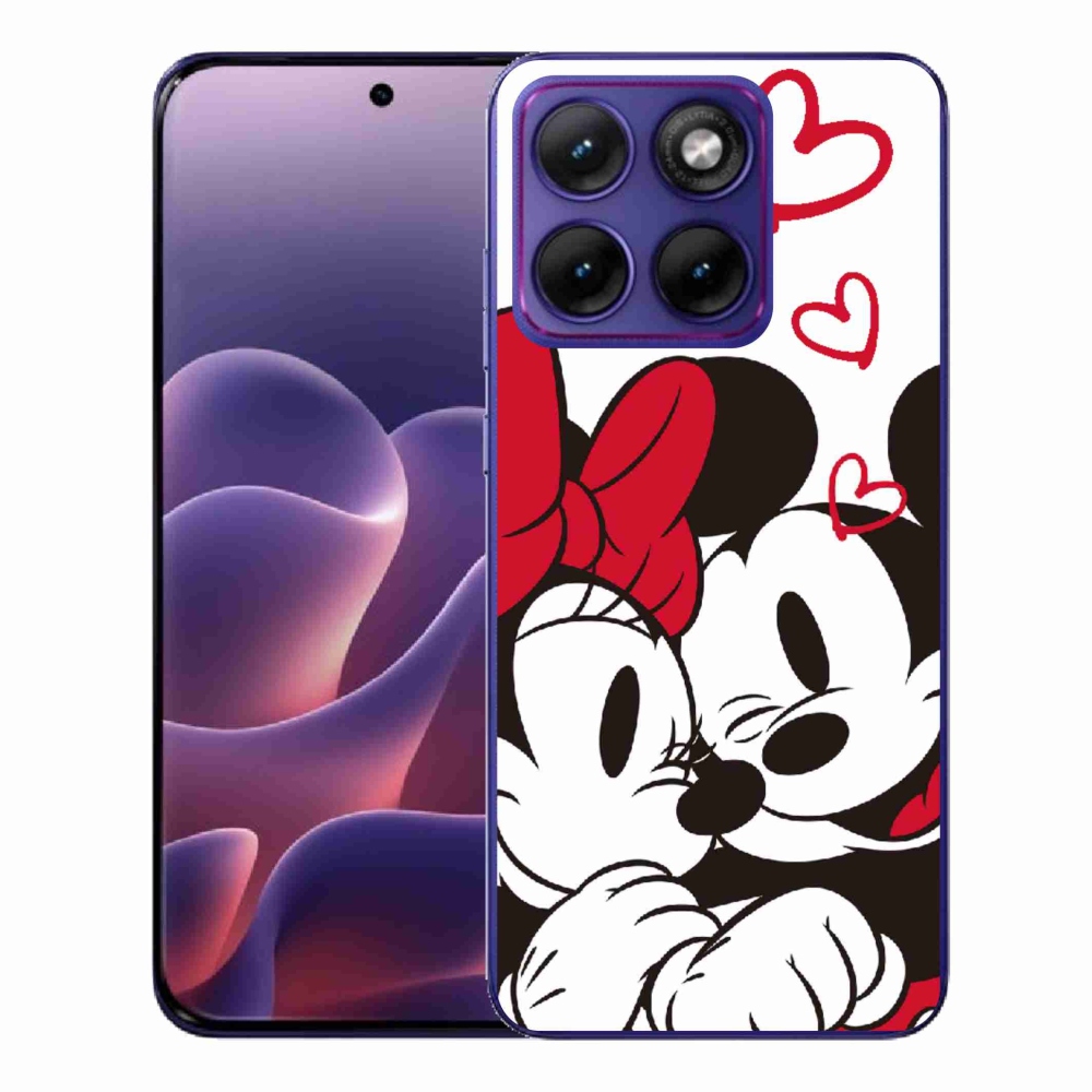 Gélový kryt mmCase na Motorola Edge 70 Fusion - minnie a mickey