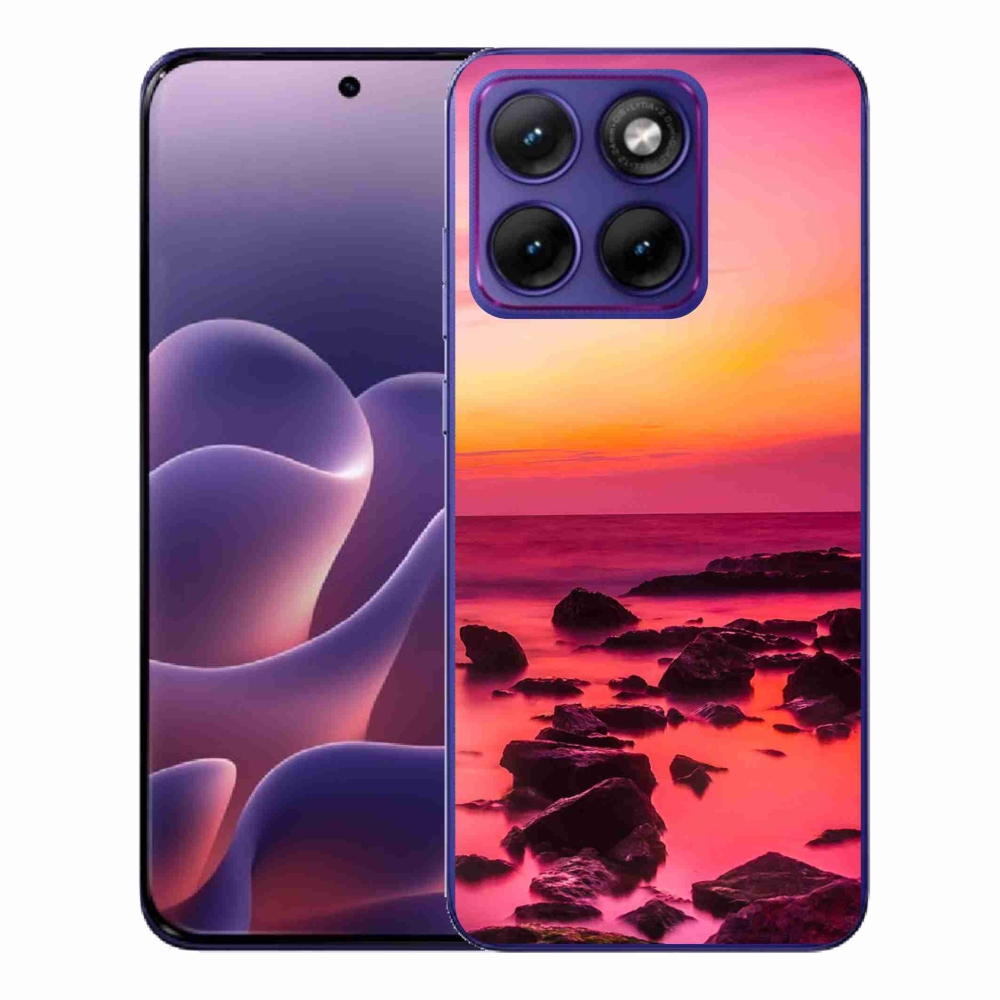 Gélový kryt mmCase na Motorola Edge 70 Fusion - more a žiara
