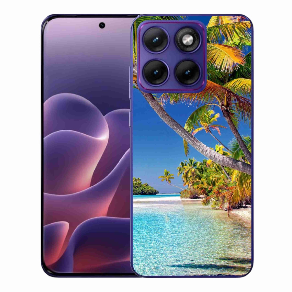 Gélový kryt mmCase na Motorola Edge 70 Fusion - morská pláž