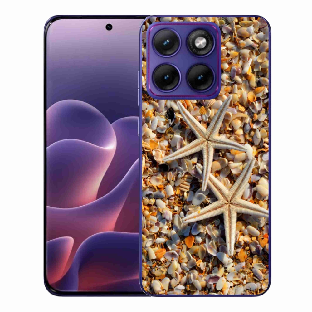 Gélový kryt mmCase na Motorola Edge 70 Fusion - morské hviezdice