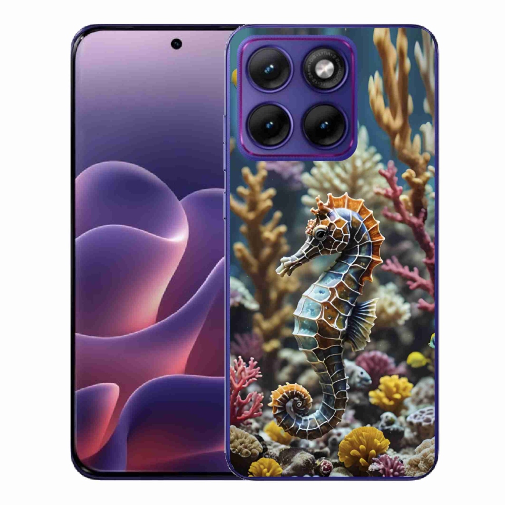 Gélový kryt mmCase na Motorola Edge 70 Fusion - morský koník 2