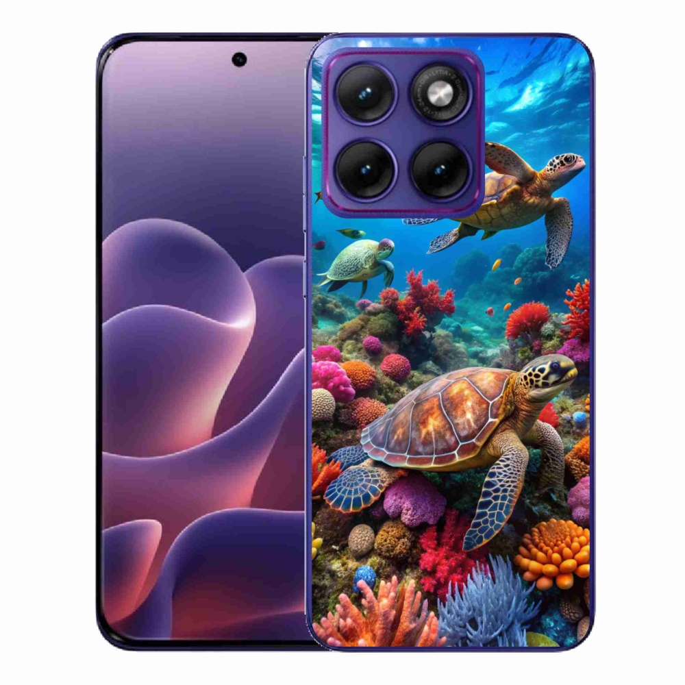 Gélový kryt mmCase na Motorola Edge 70 Fusion - morský svet 2
