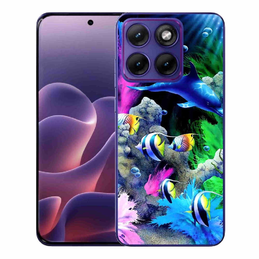 Gélový kryt mmCase na Motorola Edge 70 Fusion - morský svet