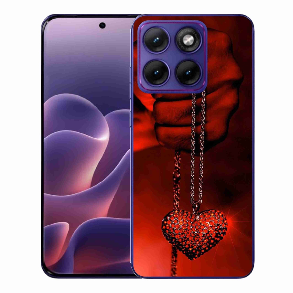 Gélový kryt mmCase na Motorola Edge 70 Fusion - náhrdelník