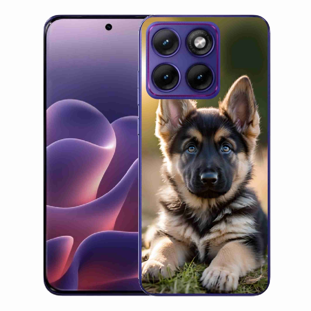Gélový kryt mmCase na Motorola Edge 70 Fusion - nemecký ovčiak v prírode