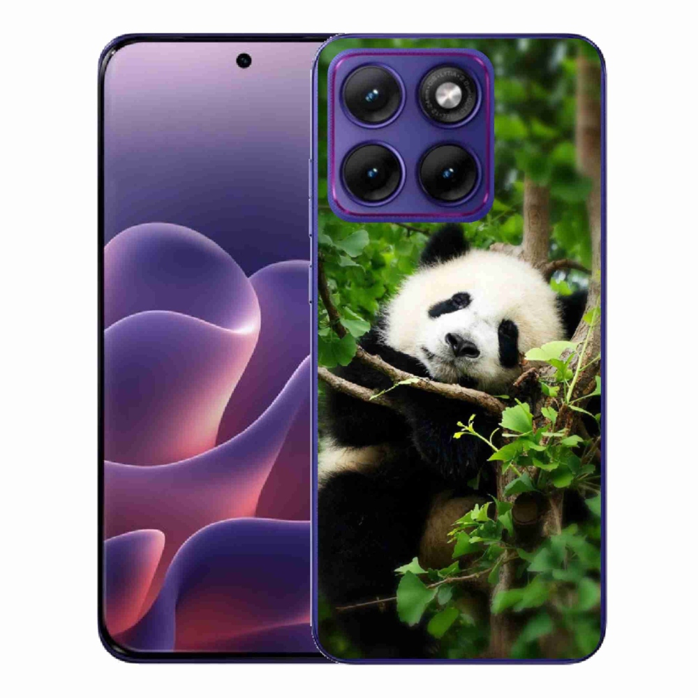Gélový kryt mmCase na Motorola Edge 70 Fusion - panda