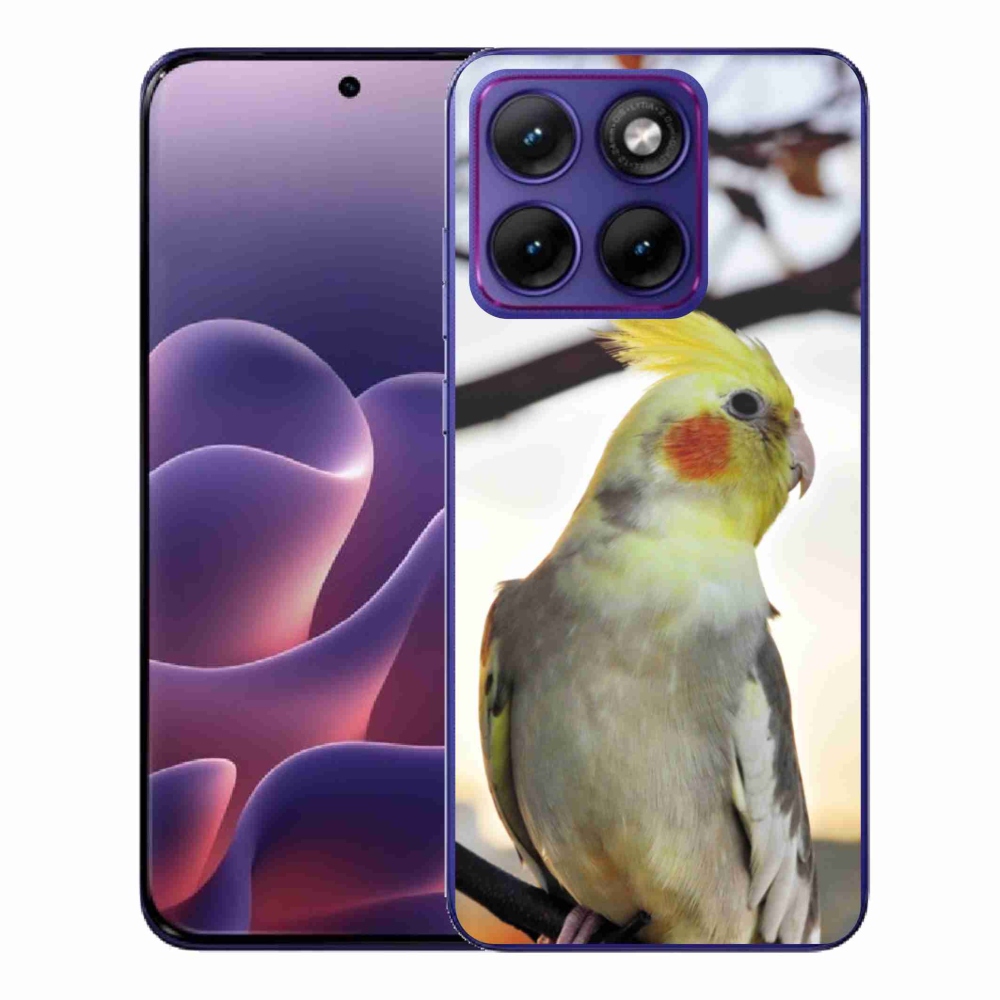 Gélový kryt mmCase na Motorola Edge 70 Fusion - papagáj korela