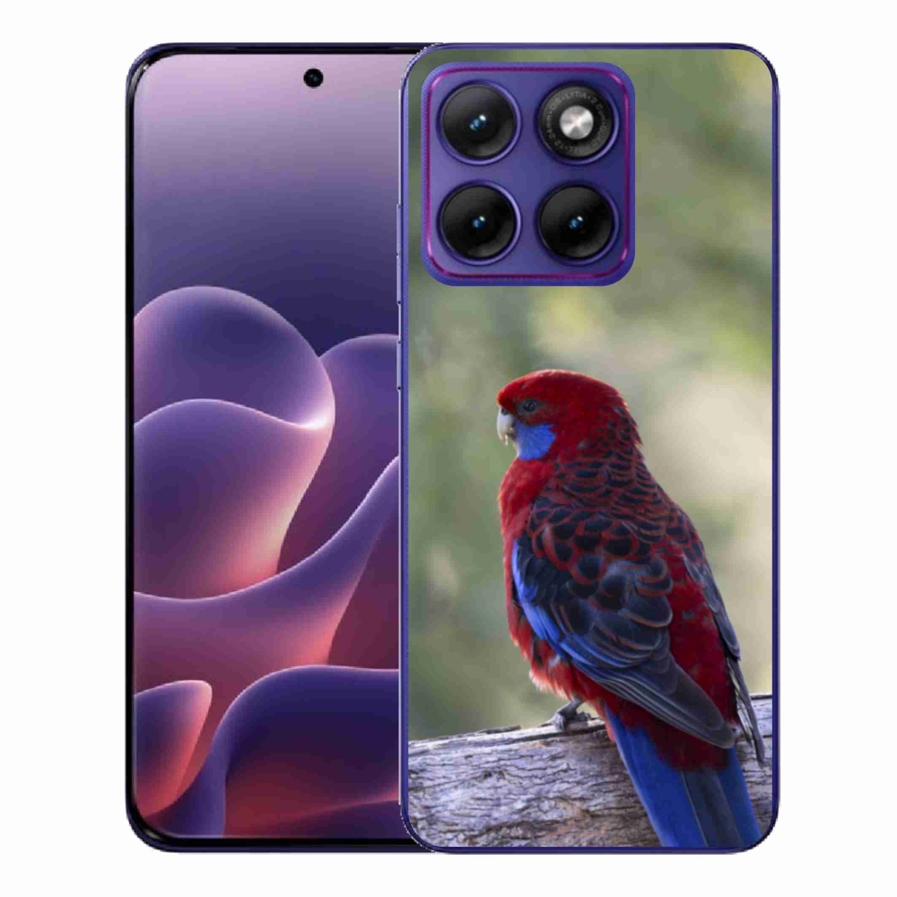 Gélový kryt mmCase na Motorola Edge 70 Fusion - papagáj rosela