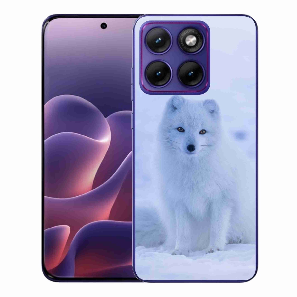 Gélový kryt mmCase na Motorola Edge 70 Fusion - polárna líška