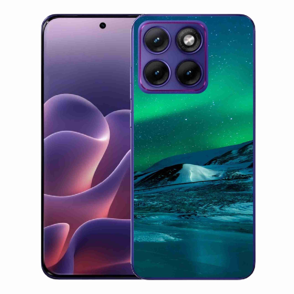 Gélový kryt mmCase na Motorola Edge 70 Fusion - polárna žiara