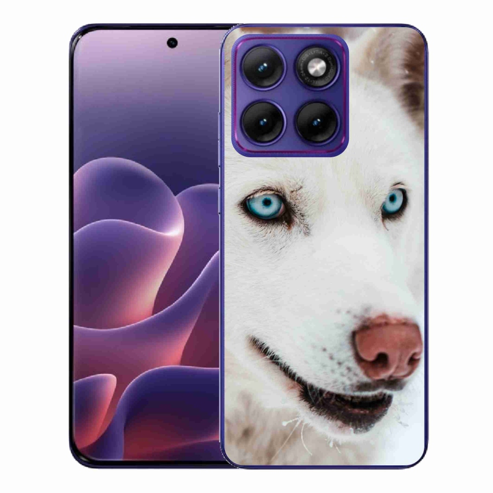 Gélový kryt mmCase na Motorola Edge 70 Fusion - psí pohľad