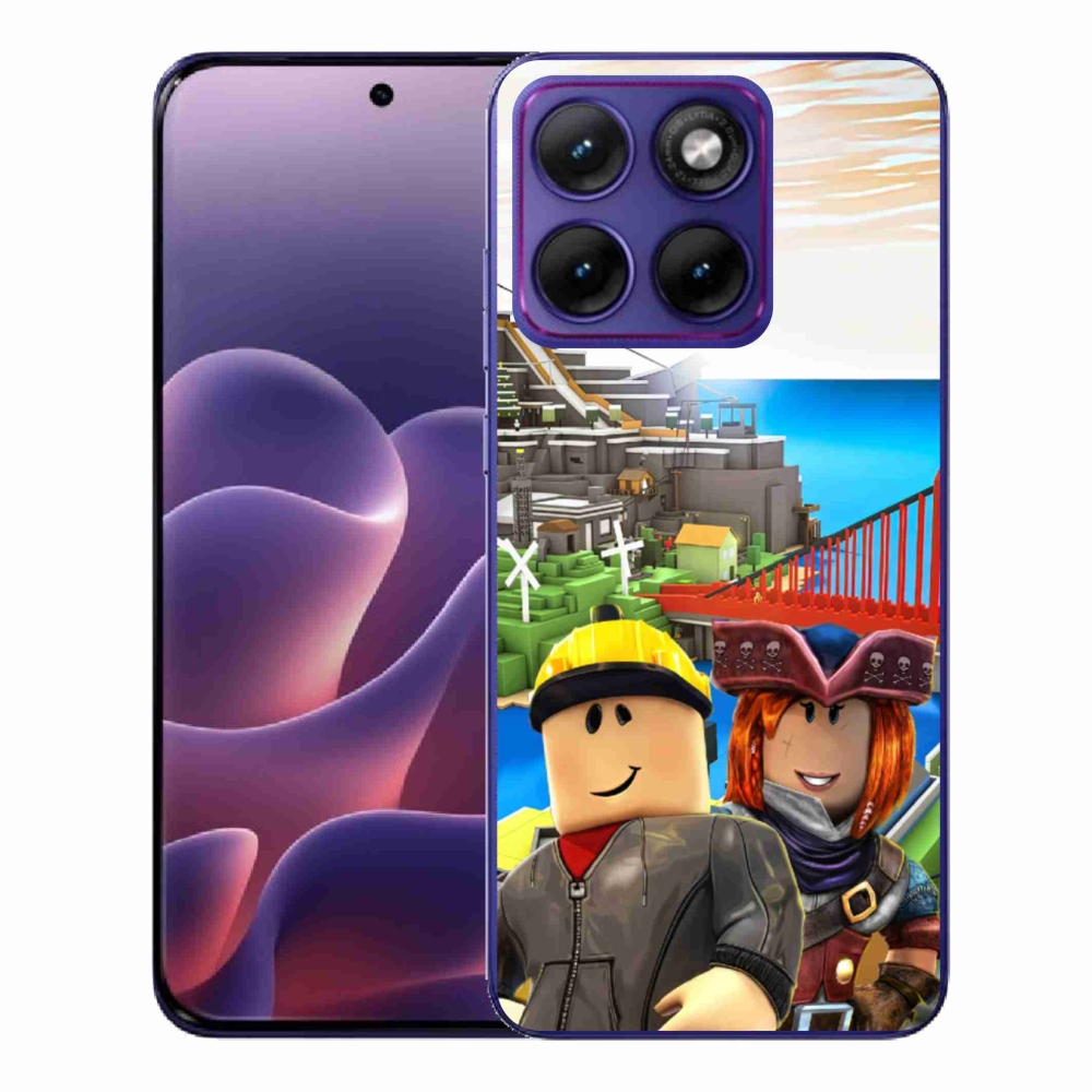 Gélový kryt mmCase na Motorola Edge 70 Fusion - roblox 1