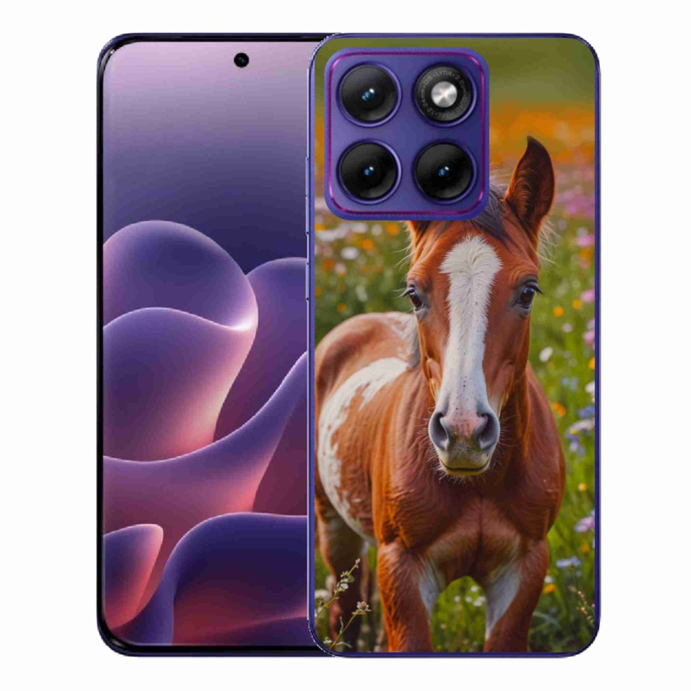 Gélový kryt mmCase na Motorola Edge 70 Fusion - roztomilé žriebä