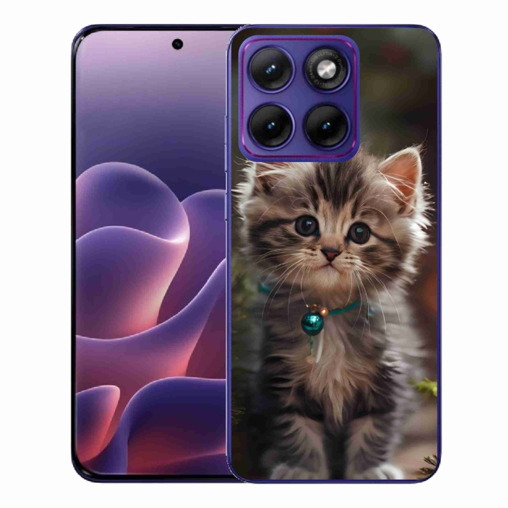 Gélový kryt mmCase na Motorola Edge 70 Fusion - roztomilé mačiatko 11