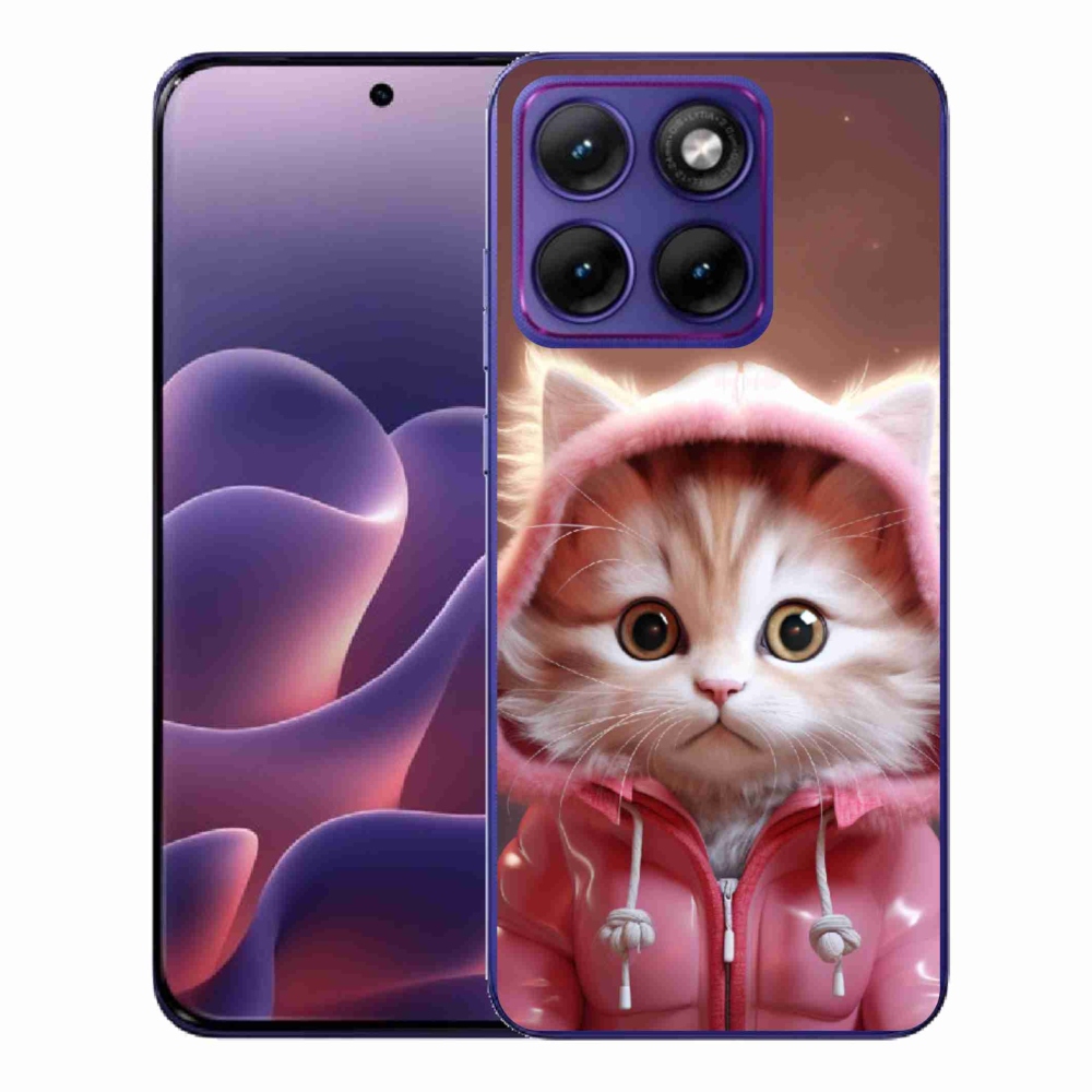 Gélový kryt mmCase na Motorola Edge 70 Fusion - roztomilé mačiatko 3