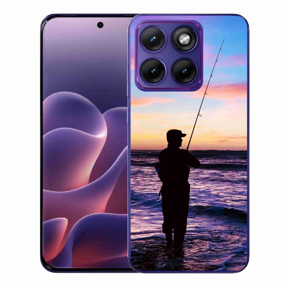 Gélový kryt mmCase na Motorola Edge 70 Fusion - rybárčenie 1