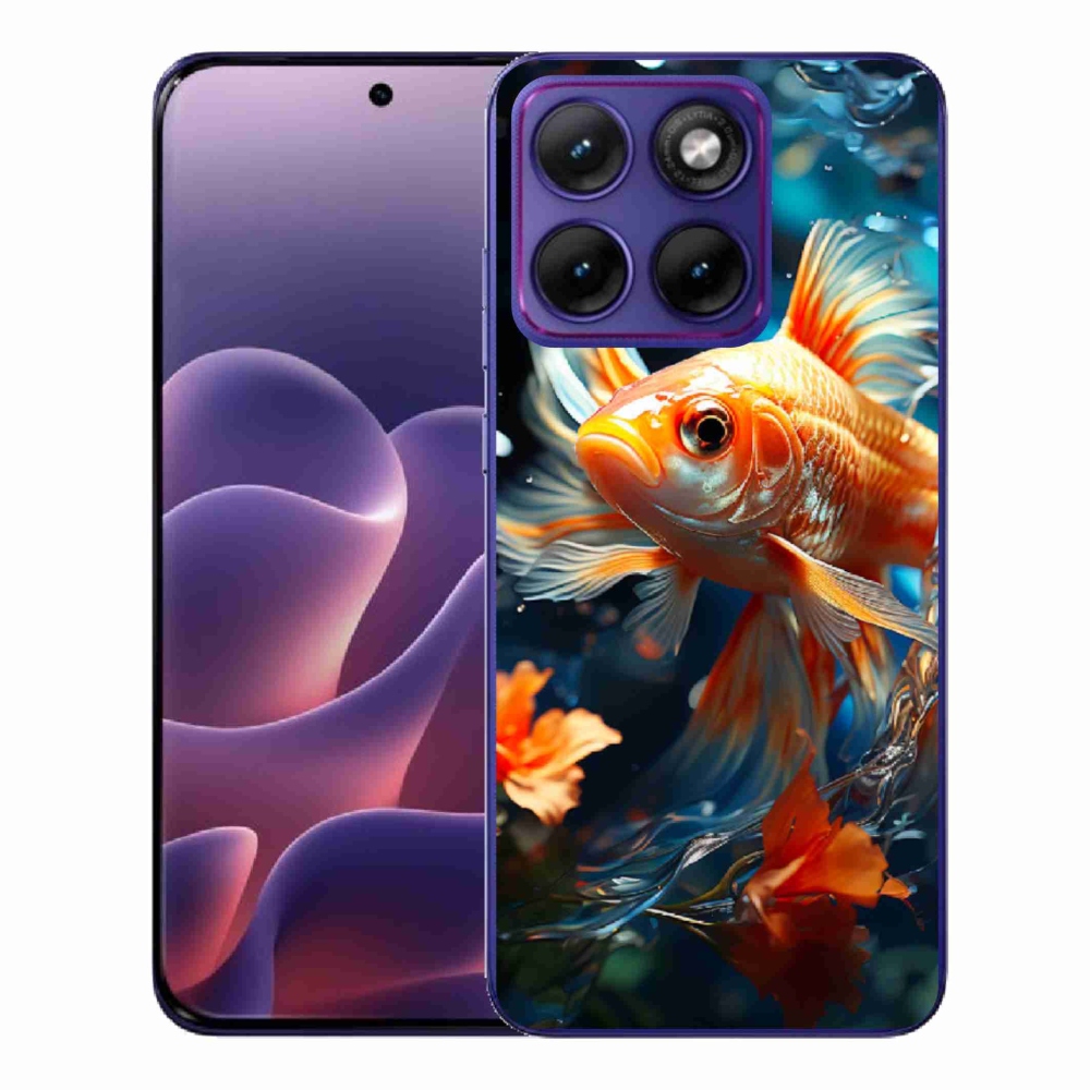 Gélový kryt mmCase na Motorola Edge 70 Fusion - rybka