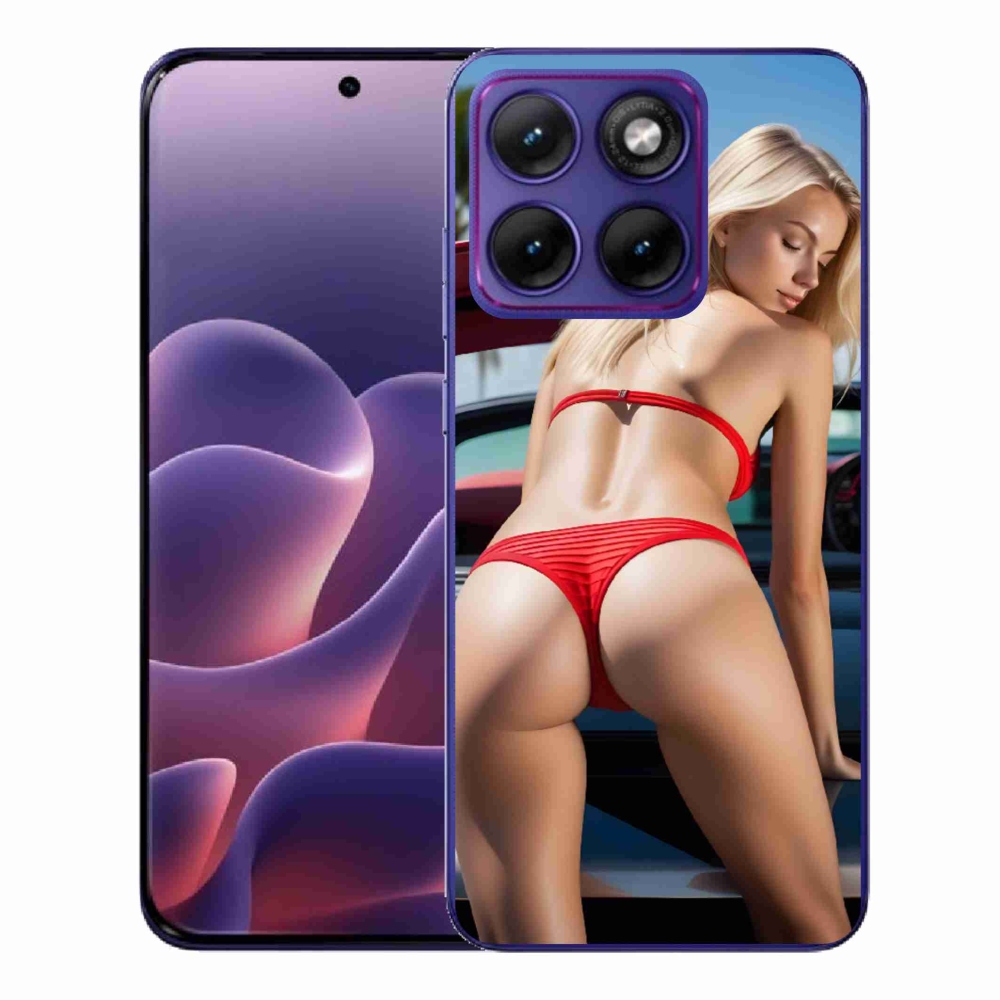 Gélový kryt mmCase na Motorola Edge 70 Fusion - sexy žena 2