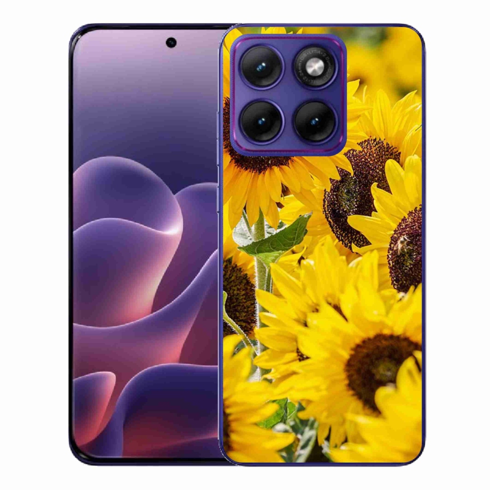 Gélový kryt mmCase na Motorola Edge 70 Fusion - slnečnica