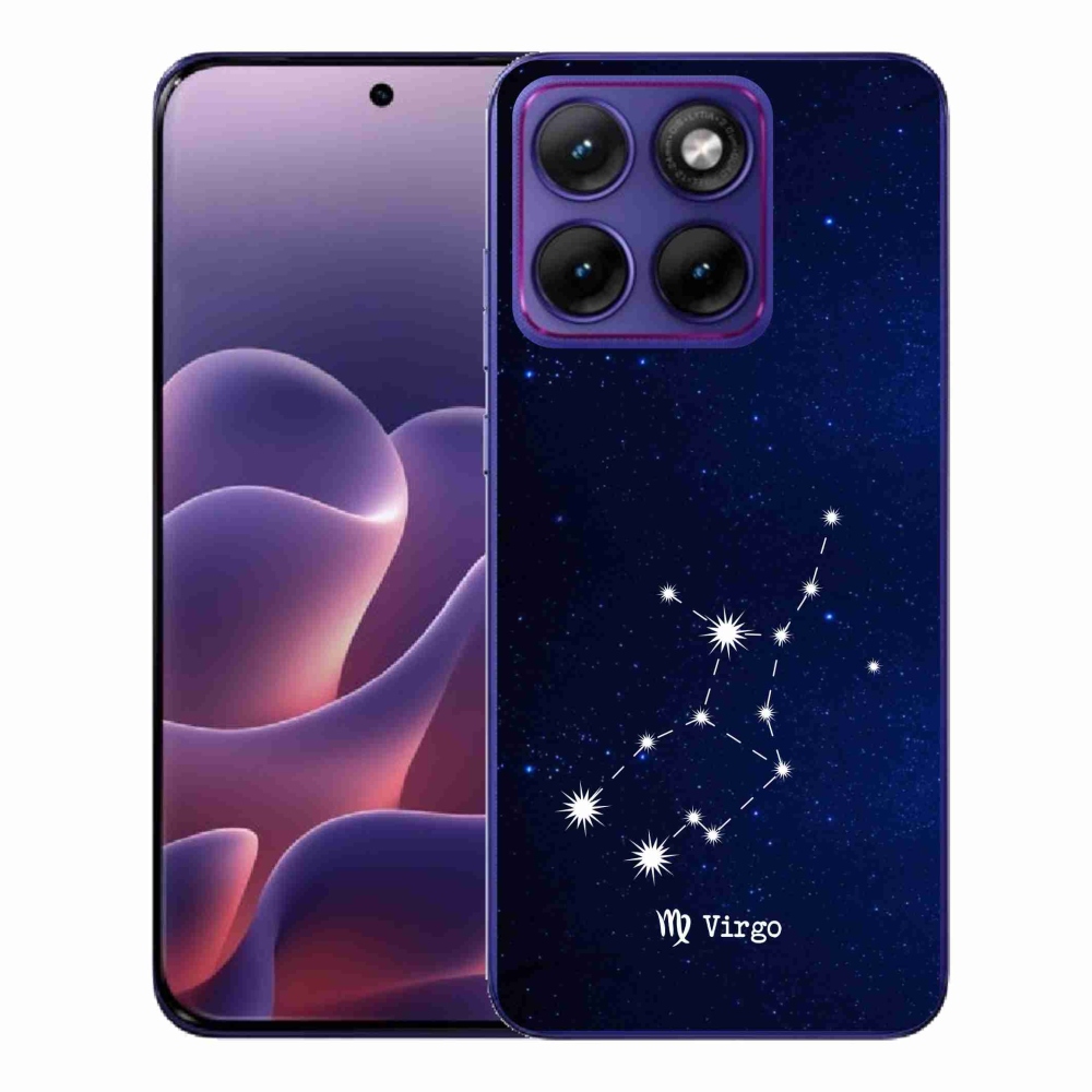 Gélový kryt mmCase na Motorola Edge 70 Fusion - súhvezdie Panny