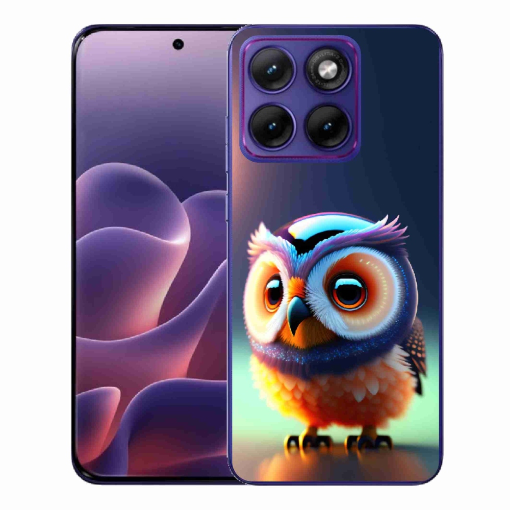 Gélový kryt mmCase na Motorola Edge 70 Fusion - malá sova