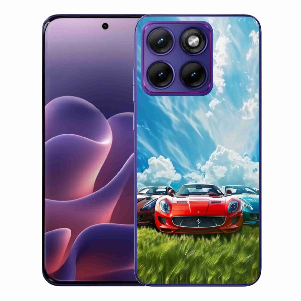 Gélový kryt mmCase na Motorola Edge 70 Fusion - športové vozidlá