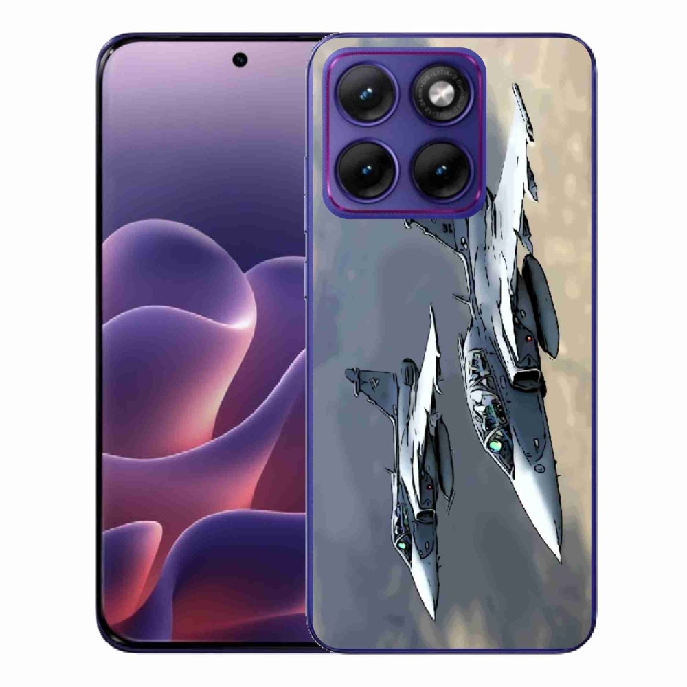 Gélový kryt mmCase na Motorola Edge 70 Fusion - stíhačky